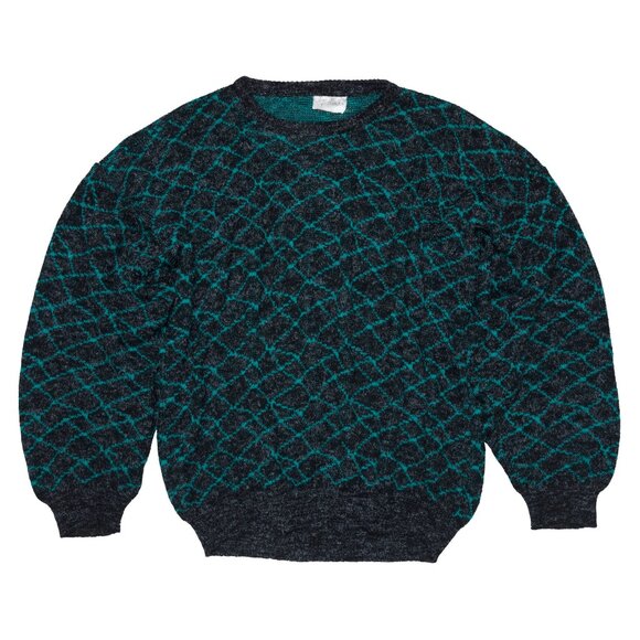 Black Star (Italy) 80s, Jacquard, Melange Yarn - Picture 1 of 5